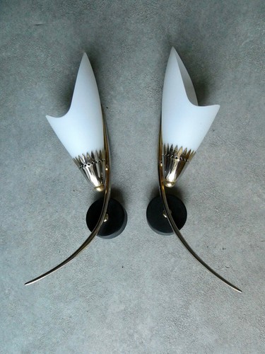 Appliques laiton verre - et,
