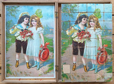 c. 1900 - JEU DE CUBES ANCIEN