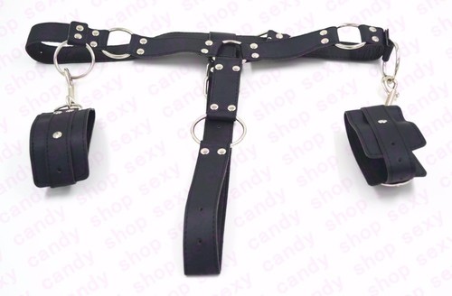 Bras menottes cuir - de, en