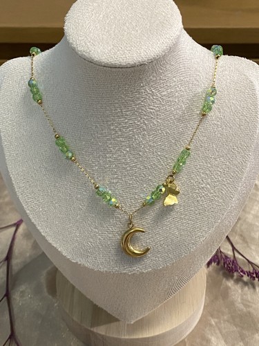 Collier bohème acier - collier,