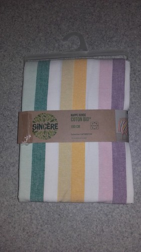 Nappe ronde neuve sincère - ronde, "sincère"