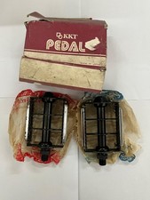 KKT K-MX BMX PEDAL 1/2 20T OLD SCHOOL JAPAN BLACK WITH BOX NEW OLD STOCK
