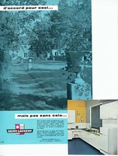 publicité Advertising 1021 1960   cuisines équipées meubles Saint-Laurent 