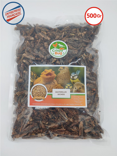 Sauterelles séchées 500 - 🦗,