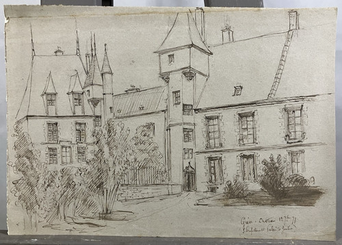 Dessin chateau gien sous - chateau,