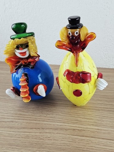 Figurine clown verre - clown, en