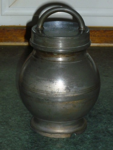 Ancien pot bouillon en - a,