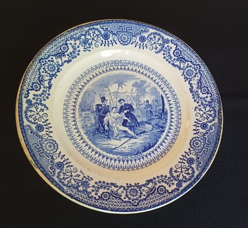 Ancienne assiette parlante - ancienne,