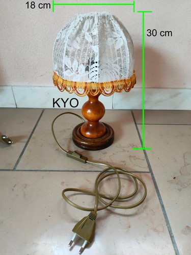 Lampe chevet nuit bois - lampe, chevet-nuit
