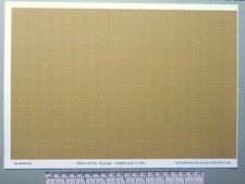 Sticker tuile jaune pour