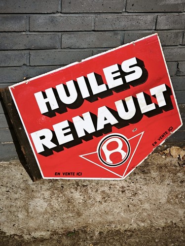 Plaque émaillée ancienne - , des