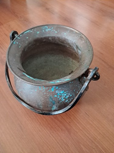 Chaudron cuivre ancien - chaudron,