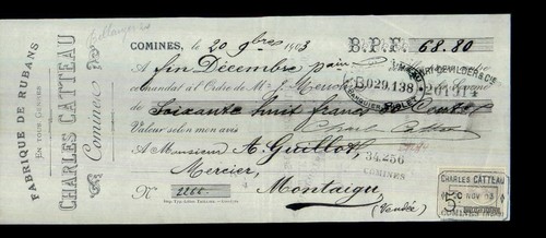 Rubans charles catteau - rubans,