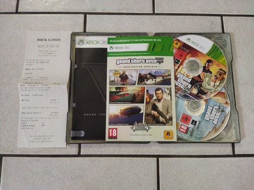 Gta édition steelbook - steelbook, xbox