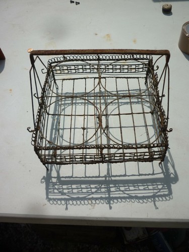 Rare panier porte bouteille - panier,