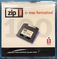 Disquette IOMEGA ZIP 100Mo Mac Formatted - NEUVE SOUS BLISTER