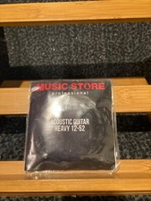 Music Store Jeu de cordes pour guitare acoustique Heavy 12-52