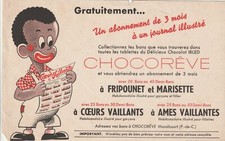 K26 Blotter CHOCOREVE free subscription to FRIPOUNET MARISETTE COUERS VAI