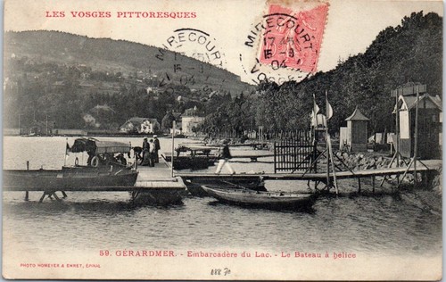 Gerardmer lake pier - -, the