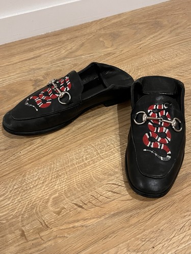 Gucci mocassins cuir noir
