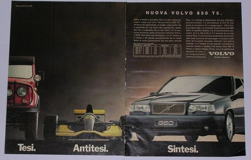 Advert pubblicità 1994 volvo - pubblicità,