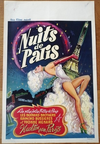 Nuits paris affiche cinema - de,