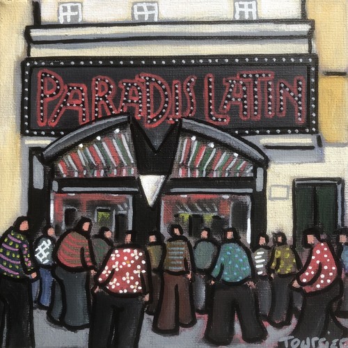 Tableau paris cabaret paradis - tableau,