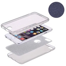 Full Étui TPU pour Samsung Galaxy J3 2017 Housse Tél. Portable Scintillant Noir