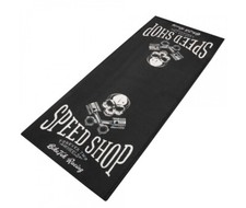 TAPIS NYLON FACTORY RACING 190 X 80 cm GARAGE MAT SPEED SHOP CUSTOM NOIR - GRGMA