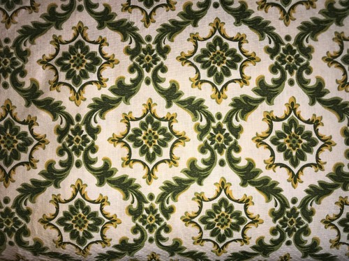 Vintage upholstery fabric - , wide