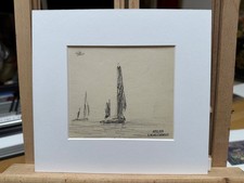 Étude de Bateaux en mer par