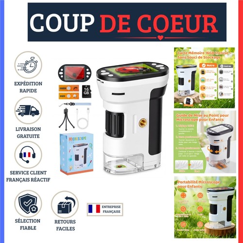Microscope enfant 1000x avec - microscope,