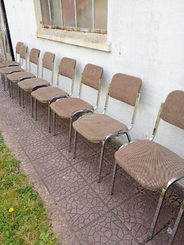Lot chaises vintage - 8,