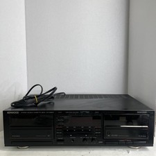 Kenwood KX-W8010 Dual Cassette Deck Tape Recorder HiFi Stereo- TESTED