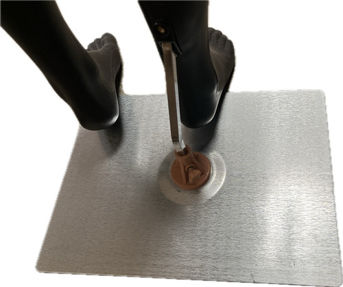 Flat metal stand for - , plastic
