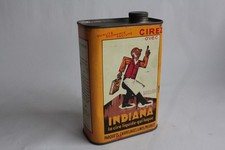 Indiana Liquid Wax Lithographed Sheet Metal Box (69819)
