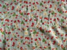 COUPON  DE TISSU  FRAISE