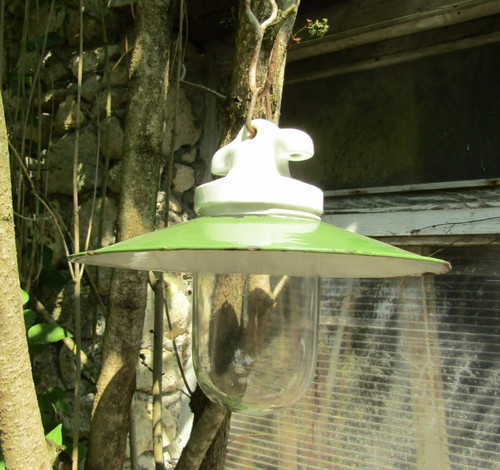 Ancienne lampe suspension - ancienne, en