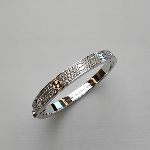 Cartier love bracelet pave - cartier,