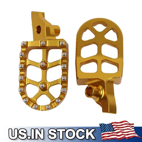 Gold foot pegs footrest - foot,