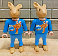 PLAYMOBIL 2 Enfants Série Lapin Pâques Nature Ferme 3 pour CUSTOM RARE VINTAGE