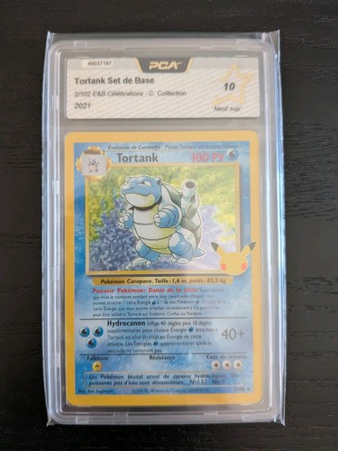 Pokémon carte tortank - carte,