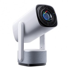 Videoprojecteur WiFi Bluetooth 4K Supporté - Mini Retroprojecteur Video Porta...