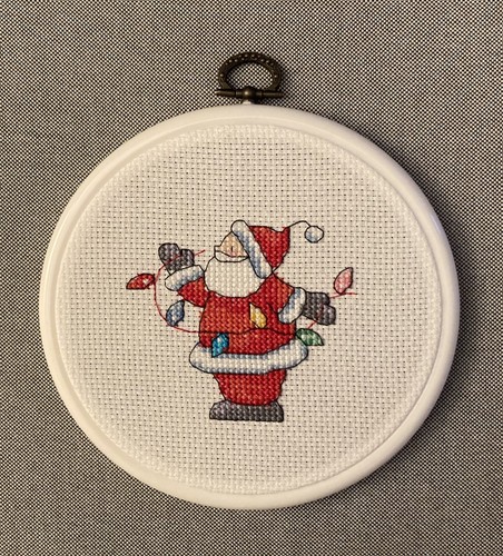 Broderie père noël - noël, et