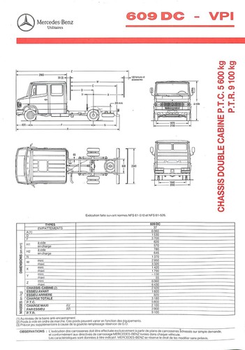 Mercedes trucks 609 - , /