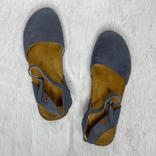 El Naturalista sz 40 Wakataua blue leather N412 Nobuck Lavado comfort flats wmns