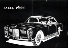 Catalogue brochure Facel Vega