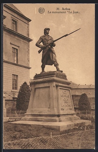 Cpa arlon monument - cpa, arlon,