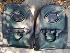 Ortlieb Waterproof Bike Bag Cycling Biking Panner Rear bag nice Condition Green