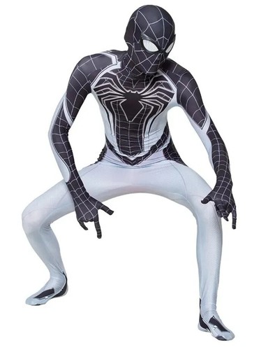 Spiderman blanc cosplay ben - spiderman,